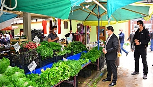 Vali Masatlı, Halk Pazarını denetledi