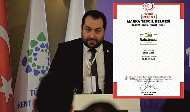 Burak Taştan, Halilefendi’yi tescil ettirdi