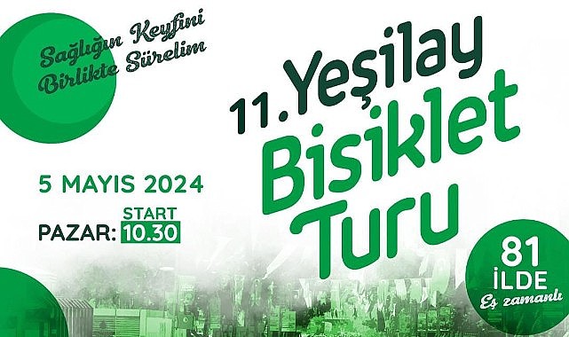 Ardahan'da 11. Yeşilay bisiklet turu başlıyor