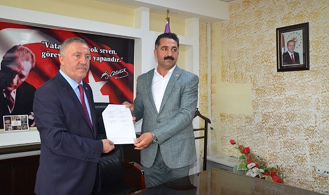 Başkan Alihanoğlu mazbatasını aldı