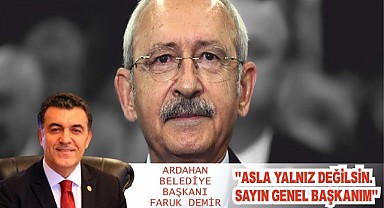 Faruk Demir’den Kılıçdaroğlu’na destek mesajı