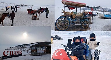 Çıldır Gölü'nde sezon yoğunluğu