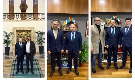 Vekil Koç, Mecliste misafirlerini ağırlamaya devam ediyor