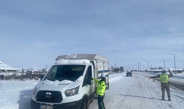 Ardahan İl Jandarma'sından sıkı denetim