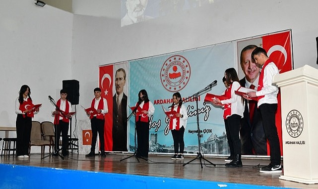 İstiklal Marşı’nın kabulünün 104.Yılı törenle kutlandı