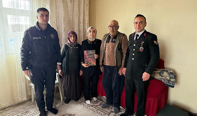 Şehit aileleri ve gazilere bayram ziyareti