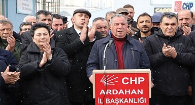 Taştan, Ardahanlıları mitinge çağırdı