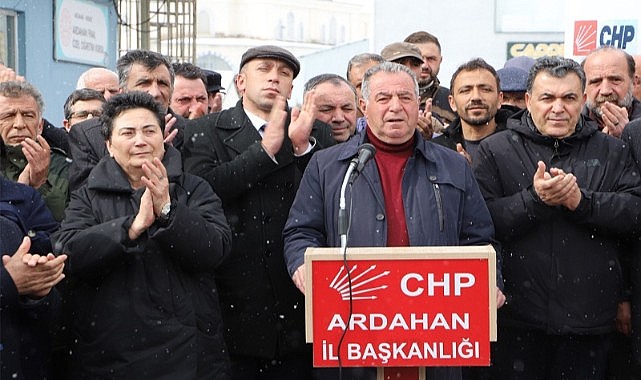 Taştan, Ardahanlıları mitinge çağırdı