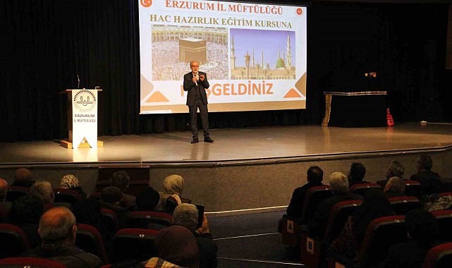 Erzurum'da hac seminerleri başladı