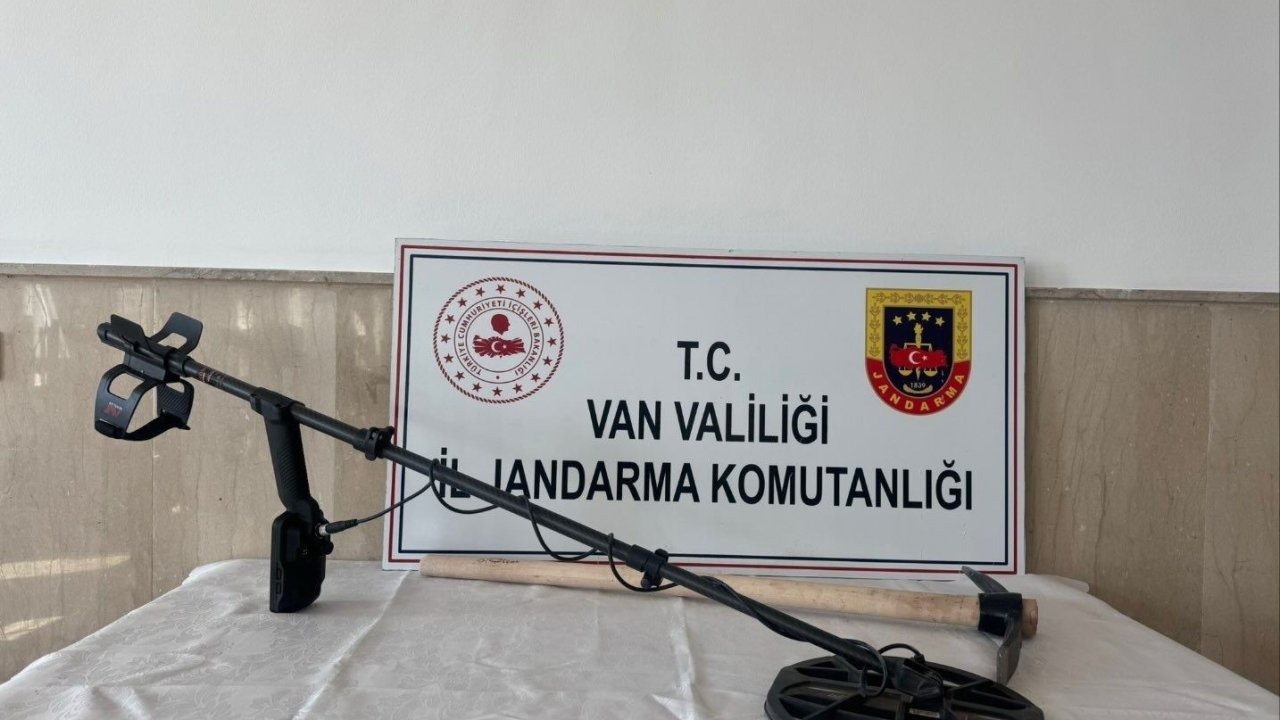 İzinsiz define arayanlara suçüstü