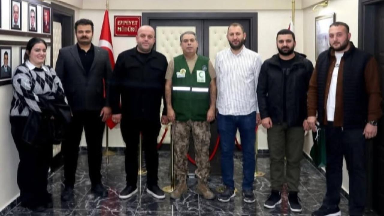 Yeşilay'dan Emniyet Müdürü Oğuz Tüzün'e "Hayırlı Olsun" ziyareti