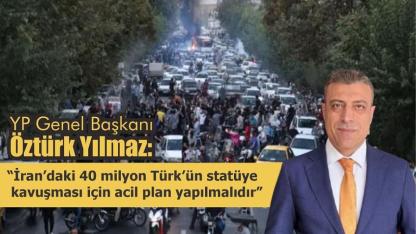 Yılmaz: İran’da rejimin çökmesi an meselesi