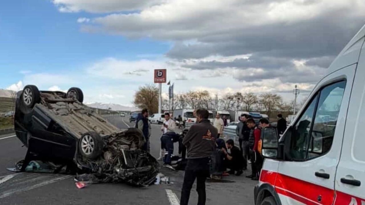 Otomobil takla attı; 4 yaralı