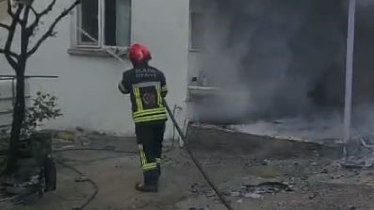 Elazığ’da yangın: 1 kişi dumandan etkilendi