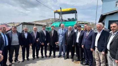 Köprülü’ye Beton Yol Çalışması Start Aldı