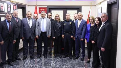 MHP’den Emniyet’e Nezaket Ziyareti