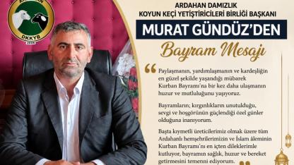 Murat Gündüz’den Üreticilere Bayram Mesajı