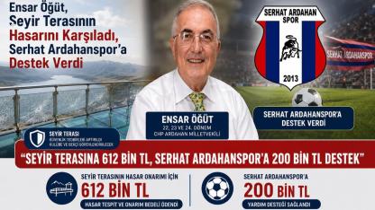 Ensar Öğüt’ten Serhat Ardahanspor’a destek