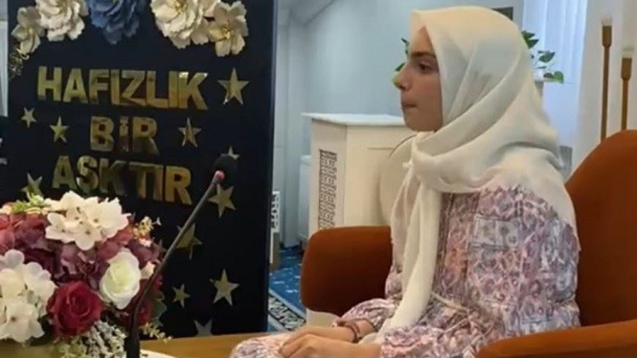 1 yılda hafız oldu, 30 cüzü bir günde ezberden okuyarak hatim etti
