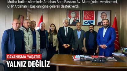 Ardahan Barosu’ndan CHP İl Başkanlığı’na ziyaret