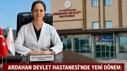 Ardahan Devlet Hastanesi Başhekimi Elif Ayten Tarakçı görevine başladı