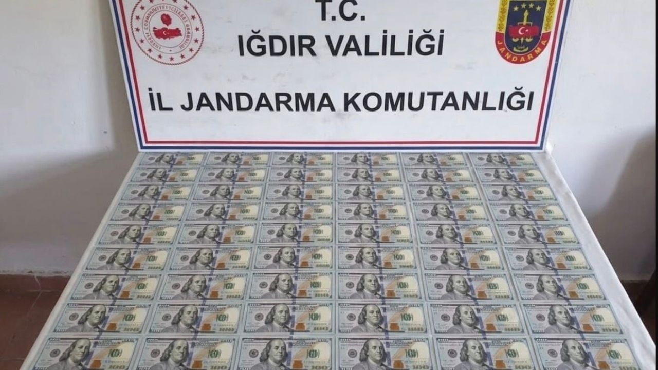 Iğdır’da 10 bin dolar değerinde sahte banknot ele geçirildi