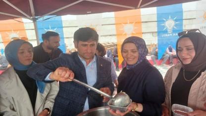 AK Parti Göle’de Aşure Kazanları Kurdu