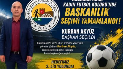 Ardahan Kura Kadın Futbol Kulübü Başkanını seçti
