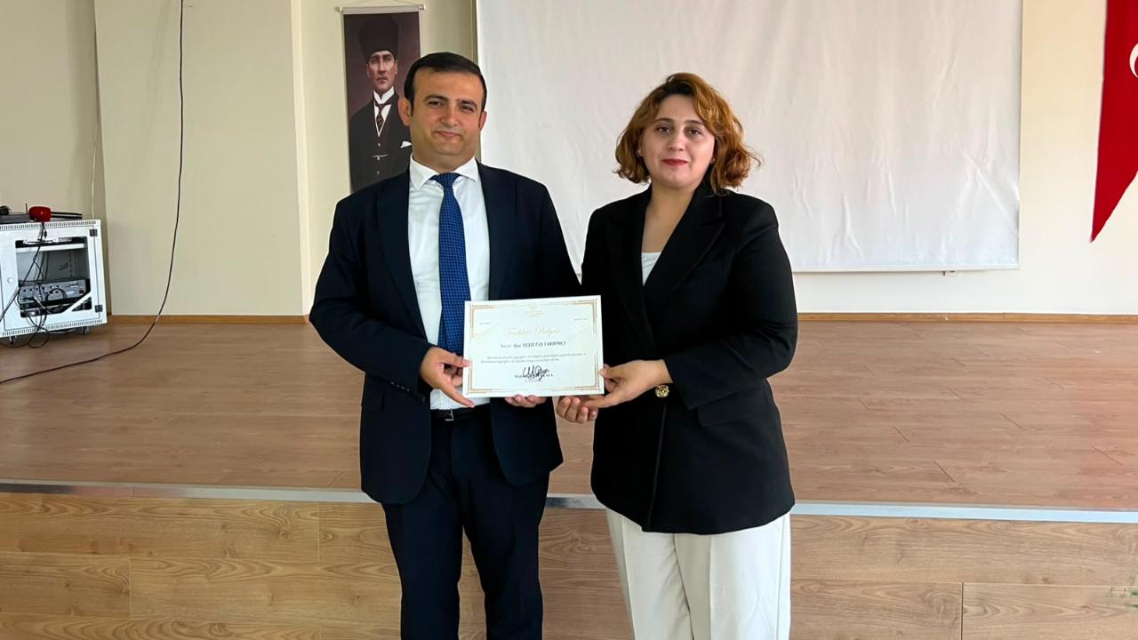 Başarılı personel belgelerle ödüllendirildi