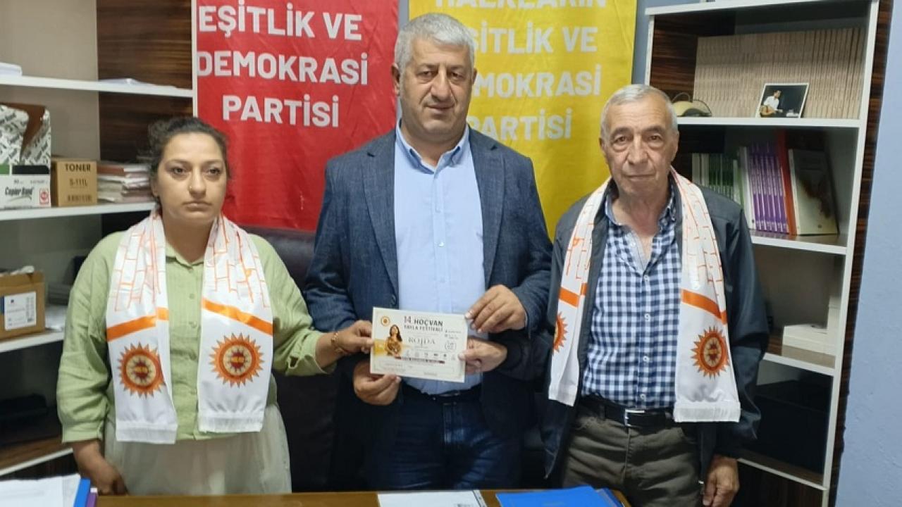 Büyük Festival Öncesi HOÇ-FED Başkanı Derviş Arslan ziyaretçi trafiğini hızlandırdı