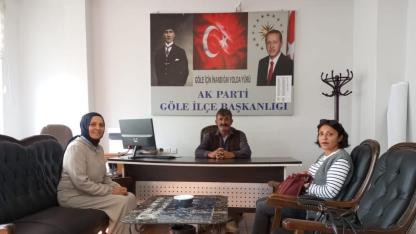 Göle AK Parti’den “Kapımız Her Zaman Açık” Mesajı
