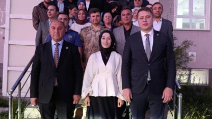 Hanak, Kaymakam Elif Meram'a veda etti