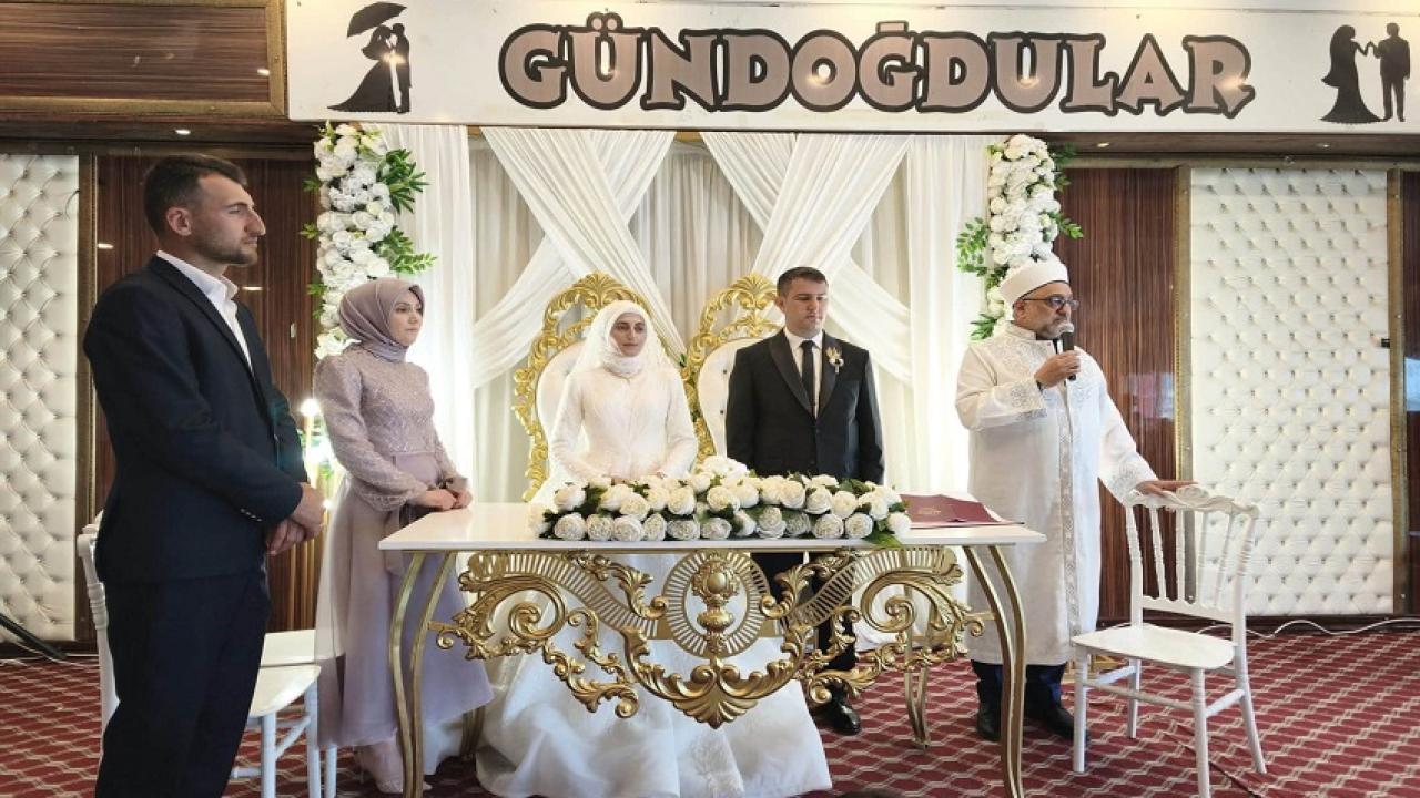 İl Müftüsü Personelinin Dini Nikahını Kıydı