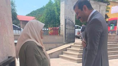 Kaymakam Bertan vatandaşları dinledi